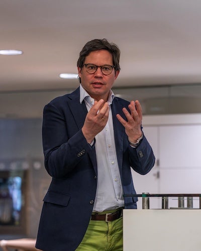 Alexander Regier, William Faulkner Professor of English and chair of the Department of English and Creative Writing