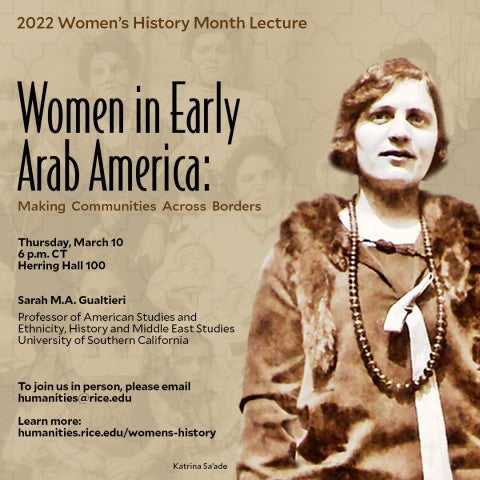 Women in Early Arab America: Making Communities Across Borders